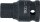 Kraft-Bit-Einsatz | Länge 42 mm | Antrieb Innenvierkant 12,5 mm (1/2") | Innensechskant 17 mm