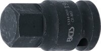 Kraft-Bit-Einsatz | Länge 42 mm | Antrieb Innenvierkant 12,5 mm (1/2") | Innensechskant 19 mm