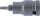 Kraft-Bit-Einsatz | Länge 55 mm | Antrieb Innenvierkant 12,5 mm (1/2") | T-Profil (für Torx) T20