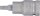 Kraft-Bit-Einsatz | Länge 55 mm | Antrieb Innenvierkant 12,5 mm (1/2") | T-Profil (für Torx) T30