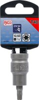 Kraft-Bit-Einsatz | Länge 55 mm | Antrieb Innenvierkant 12,5 mm (1/2") | T-Profil (für Torx) T40