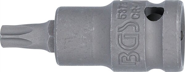 Kraft-Bit-Einsatz | Länge 55 mm | Antrieb Innenvierkant 12,5 mm (1/2") | T-Profil (für Torx) T45
