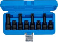Kraft-Bit-Einsatz-Satz | Antrieb Innenvierkant 12,5 mm (1/2") | Innenvielzahn (für XZN) M12 - M18 | 8-tlg.