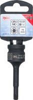 Kraft-Bit-Einsatz | Länge 75 mm | Antrieb Innenvierkant 12,5 mm (1/2") | T-Profil (für Torx) T40