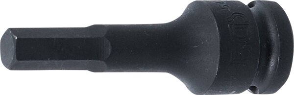 Kraft-Bit-Einsatz | Länge 75 mm | Antrieb Innenvierkant 12,5 mm (1/2") | Innensechskant 10 mm