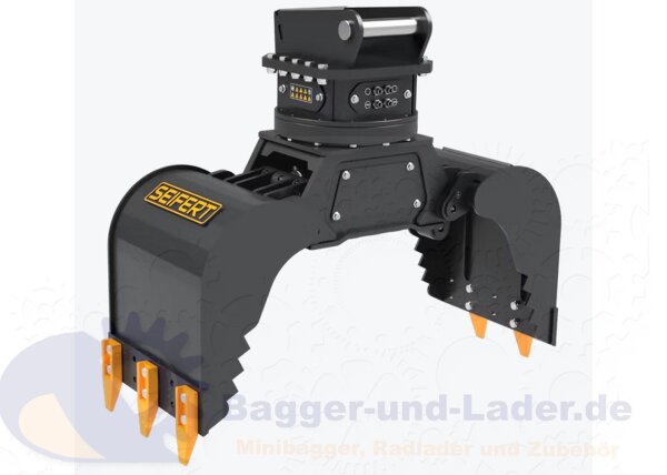 Seifert SSG260 Sortiergreifer mit Anschluss Lehnhoff MS03 optimal geeignet für Minibagger 3 – 5 Tonnen ( SSG260 )