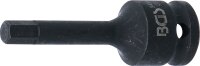 Kraft-Bit-Einsatz | Länge 75 mm | Antrieb Innenvierkant 12,5 mm (1/2") | Innensechskant 8 mm