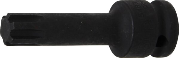 Kraft-Bit-Einsatz | Länge 75 mm | Antrieb Innenvierkant 12,5 mm (1/2") | Keil-Profil (für RIBE) M14