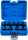 Kraft-Bit-Einsatz-Satz | Antrieb Innenvierkant 12,5 mm (1/2") | T-Profil (für Torx) T20 - T70 | 9-tlg.