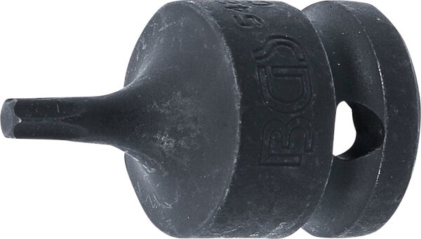 Kraft-Bit-Einsatz | Länge 42 mm | Antrieb Innenvierkant 12,5 mm (1/2") | T-Profil (für Torx) T27