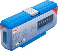 Kraft-Bit-Einsatz-Satz | Länge 75 mm | Antrieb Innenvierkant 12,5 mm (1/2") | Innensechskant mit Kugelkopf 6 - 19 mm | 8-tlg.