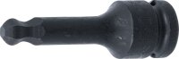 Kraft-Bit-Einsatz | Länge 75 mm | Antrieb Innenvierkant 12,5 mm (1/2") | Innensechskant mit Kugelkopf 10 mm