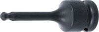 Kraft-Bit-Einsatz | Länge 75 mm | Antrieb Innenvierkant 12,5 mm (1/2") | Innensechskant mit Kugelkopf 6 mm