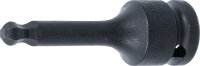 Kraft-Bit-Einsatz | Länge 75 mm | Antrieb Innenvierkant 12,5 mm (1/2") | Innensechskant mit Kugelkopf 8 mm