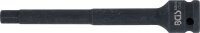 Kraft-Bit-Einsatz | Länge 150 mm | Antrieb Innenvierkant 12,5 mm (1/2") | Innensechskant 10 mm