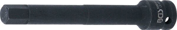Kraft-Bit-Einsatz | Länge 150 mm | Antrieb Innenvierkant 12,5 mm (1/2") | Innensechskant 14 mm