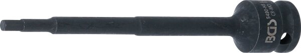 Kraft-Bit-Einsatz | Länge 150 mm | Antrieb Innenvierkant 12,5 mm (1/2") | Innensechskant 5 mm