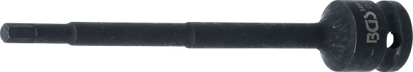 Kraft-Bit-Einsatz | Länge 150 mm | Antrieb Innenvierkant 12,5 mm (1/2") | Innensechskant 6 mm