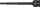 Kraft-Bit-Einsatz | Länge 150 mm | Antrieb Innenvierkant 12,5 mm (1/2") | Innensechskant 6 mm