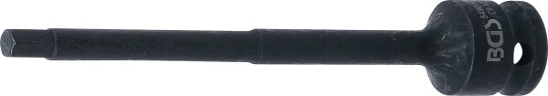 Kraft-Bit-Einsatz | Länge 150 mm | Antrieb Innenvierkant 12,5 mm (1/2") | Innensechskant 7 mm