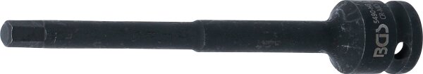 Kraft-Bit-Einsatz | Länge 150 mm | Antrieb Innenvierkant 12,5 mm (1/2") | Innensechskant 8 mm