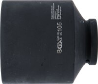 Kraft-Steckschlüssel-Einsatz Sechskant, tief | Antrieb Innenvierkant 25 mm (1") | SW 105 mm