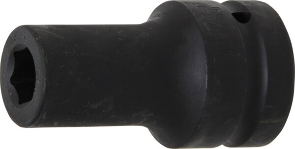 Kraft-Steckschlüssel-Einsatz Sechskant, tief | Antrieb Innenvierkant 25 mm (1") | SW 17 mm