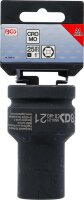Kraft-Steckschlüssel-Einsatz Sechskant, tief | Antrieb Innenvierkant 25 mm (1") | SW 21 mm