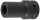 Kraft-Steckschlüssel-Einsatz Sechskant, tief | Antrieb Innenvierkant 25 mm (1") | SW 22 mm
