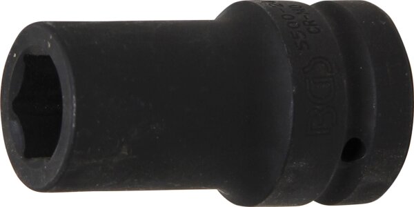 Kraft-Steckschlüssel-Einsatz Sechskant, tief | Antrieb Innenvierkant 25 mm (1") | SW 24 mm