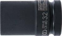 Kraft-Steckschlüssel-Einsatz Sechskant, tief | Antrieb Innenvierkant 25 mm (1") | SW 32 mm