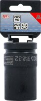 Kraft-Steckschlüssel-Einsatz Sechskant, tief | Antrieb Innenvierkant 25 mm (1") | SW 32 mm