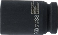 Kraft-Steckschlüssel-Einsatz Sechskant, tief | Antrieb Innenvierkant 25 mm (1") | SW 38 mm