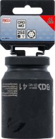 Kraft-Steckschlüssel-Einsatz Sechskant, tief | Antrieb Innenvierkant 25 mm (1") | SW 41 mm