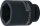 Kraft-Steckschlüssel-Einsatz Sechskant, tief | Antrieb Innenvierkant 25 mm (1") | SW 50 mm