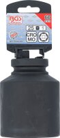 Kraft-Steckschlüssel-Einsatz Sechskant, tief | Antrieb Innenvierkant 25 mm (1") | SW 60 mm