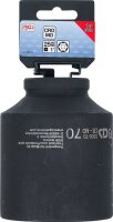Kraft-Steckschlüssel-Einsatz Sechskant, tief | Antrieb Innenvierkant 25 mm (1") | SW 70 mm