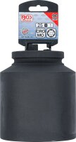 Kraft-Steckschlüssel-Einsatz Sechskant, tief | Antrieb Innenvierkant 25 mm (1") | SW 90 mm