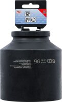Kraft-Steckschlüssel-Einsatz Sechskant, tief | Antrieb Innenvierkant 25 mm (1") | SW 95 mm