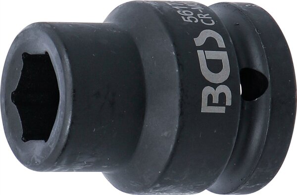 Kraft-Steckschlüssel-Einsatz Sechskant | Antrieb Innenvierkant 20 mm (3/4") | SW 17 mm