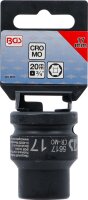 Kraft-Steckschlüssel-Einsatz Sechskant | Antrieb Innenvierkant 20 mm (3/4") | SW 17 mm
