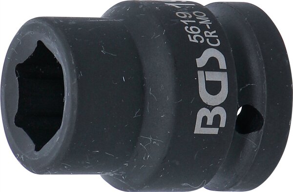 Kraft-Steckschlüssel-Einsatz Sechskant | Antrieb Innenvierkant 20 mm (3/4") | SW 19 mm
