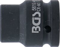 Kraft-Steckschlüssel-Einsatz Sechskant | Antrieb Innenvierkant 20 mm (3/4") | SW 19 mm