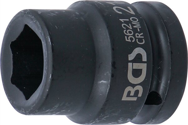 Kraft-Steckschlüssel-Einsatz Sechskant | Antrieb Innenvierkant 20 mm (3/4") | SW 21 mm