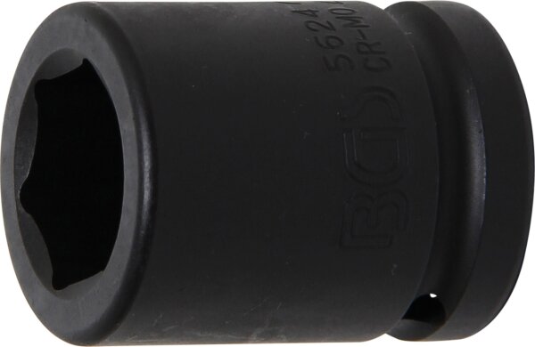 Kraft-Steckschlüssel-Einsatz Sechskant | Antrieb Innenvierkant 20 mm (3/4") | SW 24 mm