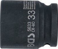Kraft-Steckschlüssel-Einsatz Sechskant | Antrieb Innenvierkant 20 mm (3/4") | SW 33 mm