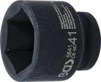 Kraft-Steckschlüssel-Einsatz Sechskant | Antrieb Innenvierkant 20 mm (3/4") | SW 41 mm