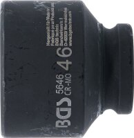 Kraft-Steckschlüssel-Einsatz Sechskant | Antrieb Innenvierkant 20 mm (3/4") | SW 46 mm