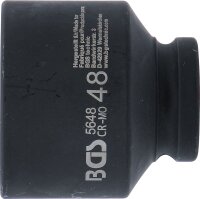 Kraft-Steckschlüssel-Einsatz Sechskant | Antrieb Innenvierkant 20 mm (3/4") | SW 48 mm