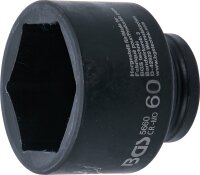 Kraft-Steckschlüssel-Einsatz Sechskant | Antrieb Innenvierkant 20 mm (3/4") | SW 60 mm